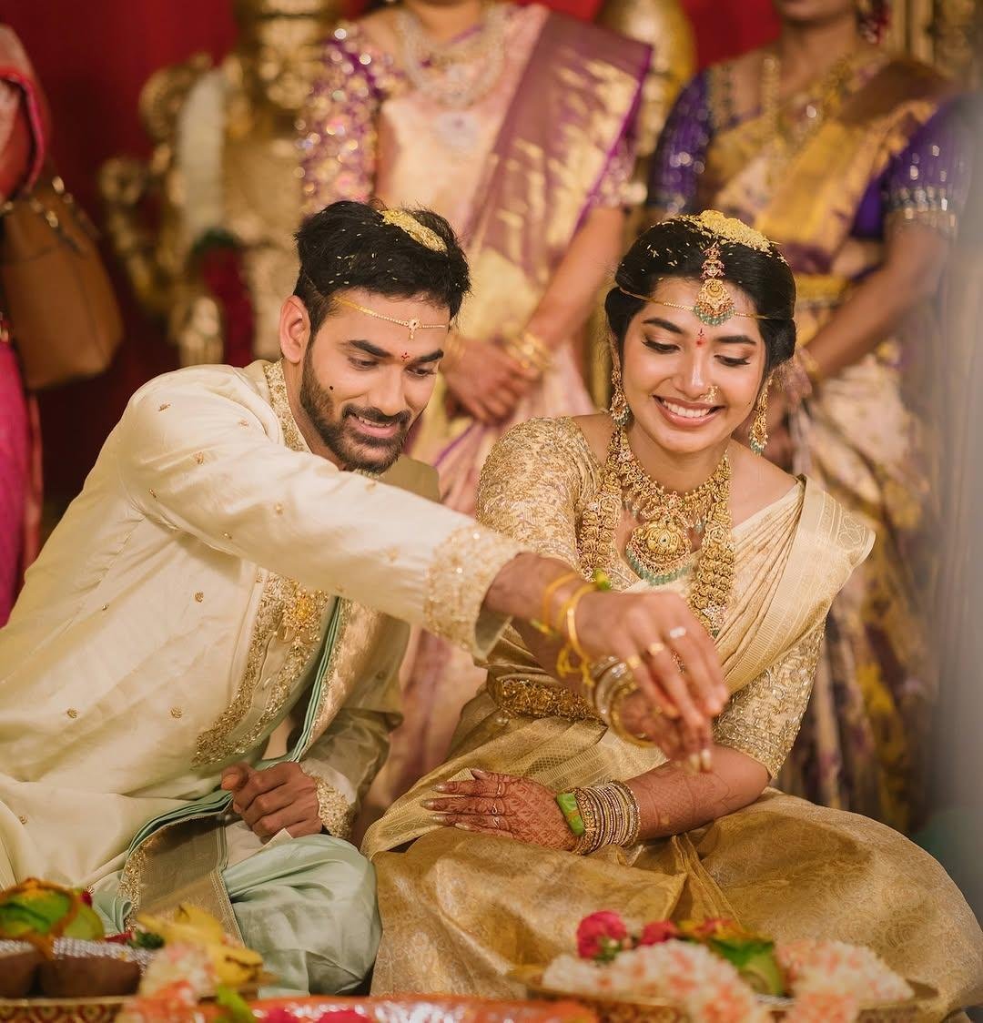 Traditional Telugu wedding ceremony