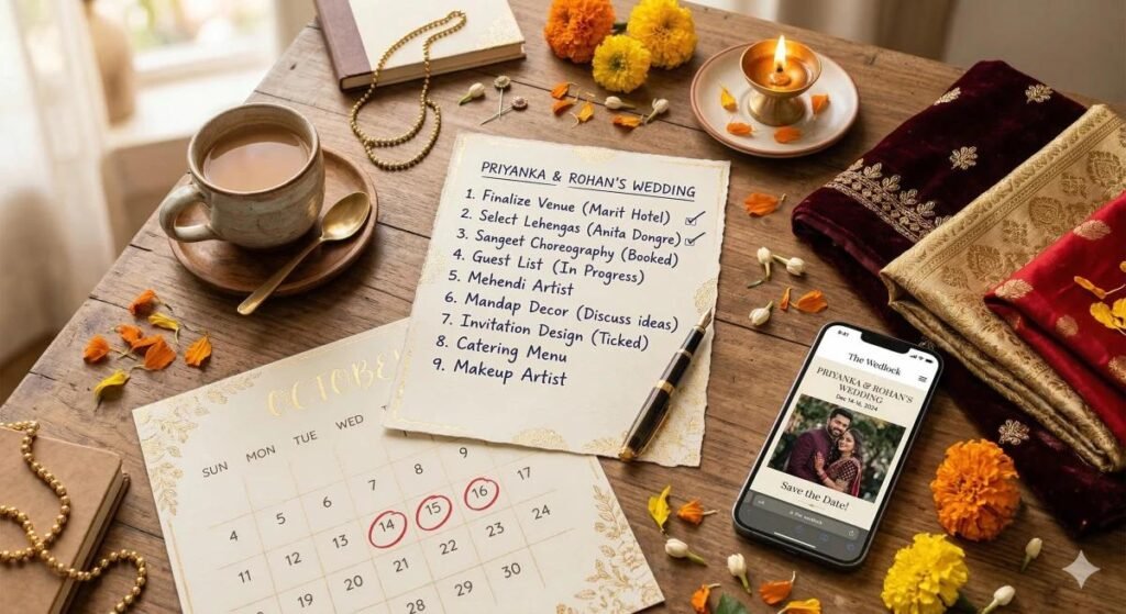 Wedding photography timeline planning